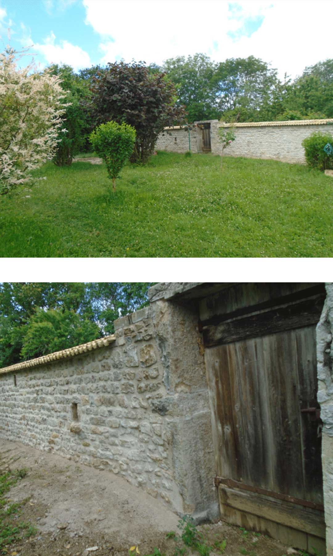 images d'un mur de pierre en Bourgogne